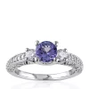 Best Pirce 🌟 14k White Gold Tanzanite and Diamond Ring by Belk & Co. 🔔