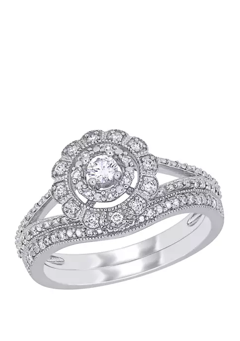 Cheapest ๐คฉ 1/3 ct. t.w. Diamond Bridal Set by Belk & Co. ๐ 1 Cheapest ๐คฉ 1/3 ct. t.w. Diamond Bridal Set by Belk & Co. ๐