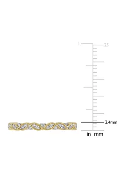 Top 10 ✨ 1/4 ct. t.w. Diamond Eternity Ring in 14K Yellow Gold by Belk & Co. 😀 -DealsBelk & Co. Store Belk 39435