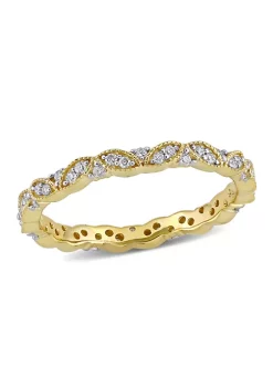 Top 10 ✨ 1/4 ct. t.w. Diamond Eternity Ring in 14K Yellow Gold by Belk & Co. 😀 -DealsBelk & Co. Store Belk 39436