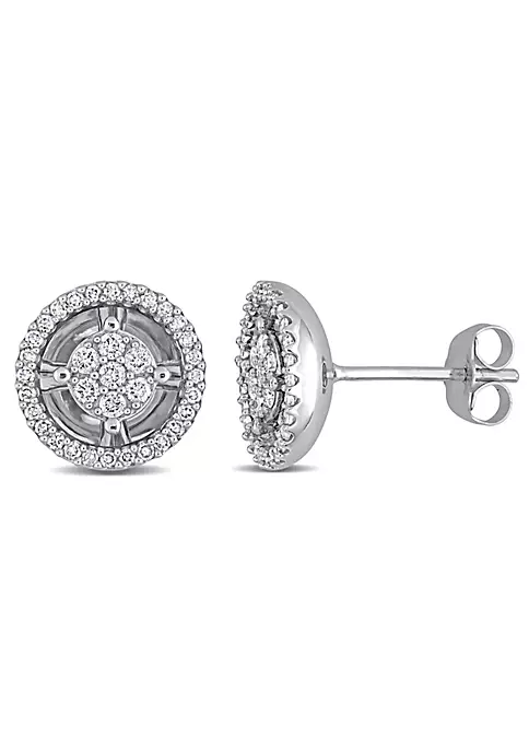 Coupon ๐ 2/5 CT TW Diamond Margarita Setting Earrings in 10k White Gold by Belk & Co. ๐ 4 Coupon ๐ 2/5 CT TW Diamond Margarita Setting Earrings in 10k White Gold by Belk & Co. ๐ - Image 4