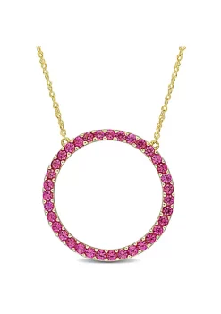 New ๐ Lab Created 1.75 ct. t.g.w. Created Ruby Open Circle Pendant with Chain in 10K Yellow Gold by Belk & Co. ๐งจ 7 New ๐ Lab Created 1.75 ct. t.g.w. Created Ruby Open Circle Pendant with Chain in 10K Yellow Gold by Belk & Co. ๐งจ -DealsBelk & Co. Store Belk 39479