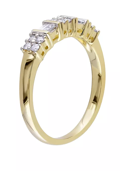 Cheap ๐ฏ 1/4 ct. t.w. Baguette and Round Diamond Anniversary Band in 10k Yellow Gold by Belk & Co. โ 2 Cheap ๐ฏ 1/4 ct. t.w. Baguette and Round Diamond Anniversary Band in 10k Yellow Gold by Belk & Co. โ - Image 2