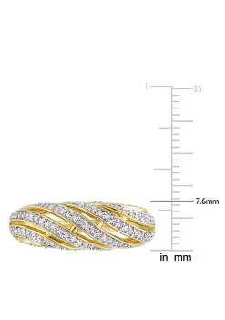 Discount ✨ 1/2 ct. t.w. Diamond Swirl Design Ring in 14K Yellow Gold by Belk & Co. 🧨 7 Discount ✨ 1/2 ct. t.w. Diamond Swirl Design Ring in 14K Yellow Gold by Belk & Co. 🧨 -DealsBelk & Co. Store Belk 39482