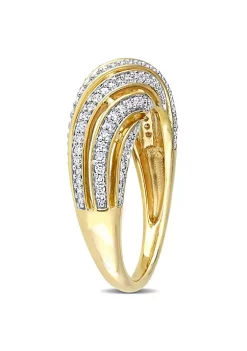 Discount ✨ 1/2 ct. t.w. Diamond Swirl Design Ring in 14K Yellow Gold by Belk & Co. 🧨 8 Discount ✨ 1/2 ct. t.w. Diamond Swirl Design Ring in 14K Yellow Gold by Belk & Co. 🧨 -DealsBelk & Co. Store Belk 39483