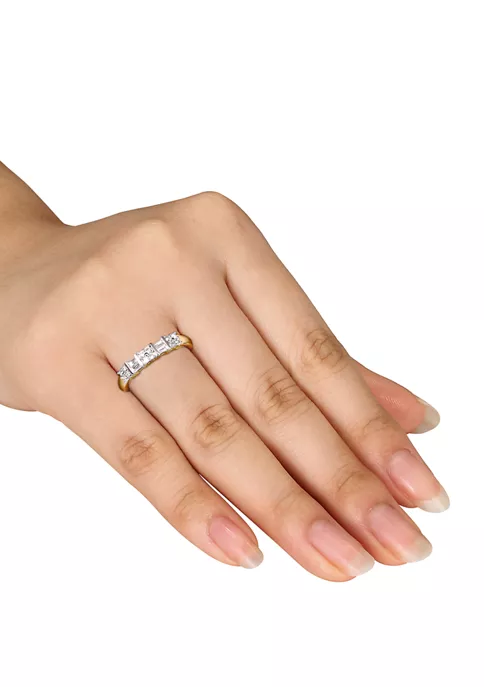 Cheap ๐ฏ 1/4 ct. t.w. Baguette and Round Diamond Anniversary Band in 10k Yellow Gold by Belk & Co. โ 3 Cheap ๐ฏ 1/4 ct. t.w. Baguette and Round Diamond Anniversary Band in 10k Yellow Gold by Belk & Co. โ - Image 3