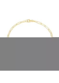 Brand new 🔥 14KY PAPERCLIP ANKLET by Belk & Co. 🤩 -DealsBelk & Co. Store Belk 39496