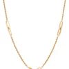 Brand new 🔔 Oval Intertwined Station Necklace in 10K Yellow Gold by Belk & Co. 🧨