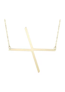 Brand new ✨ 14 Karat Yellow Gold Initial-I Necklace by Belk & Co. 🎉 -DealsBelk & Co. Store Belk 39555
