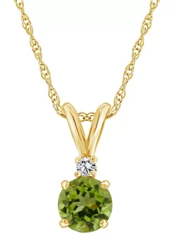 Coupon ๐ 14K Gold 5mm Round Peridot Diamond Accent Pendant by Belk & Co. ๐ 9 Coupon ๐ 14K Gold 5mm Round Peridot Diamond Accent Pendant by Belk & Co. ๐ -DealsBelk & Co. Store Belk 39565