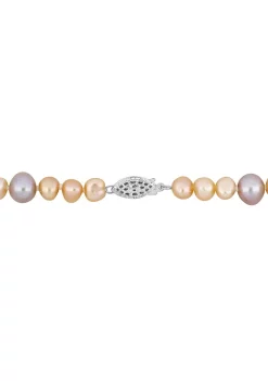 Best Sale ⭐ 7.5-8MM Purple Freshwater Cultured Pearl and 5-5.5MM Pink Freshwater Cultured Pearl Necklace in Sterling Silver, 18 in by Belk & Co. 🛒 9 Best Sale ⭐ 7.5-8MM Purple Freshwater Cultured Pearl and 5-5.5MM Pink Freshwater Cultured Pearl Necklace in Sterling Silver, 18 in by Belk & Co. 🛒 -DealsBelk & Co. Store Belk 39647