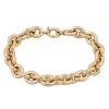 Best reviews of 🎁 Oval Link Bracelet in Yellow Plated Sterling Silver by Belk & Co. ❤️