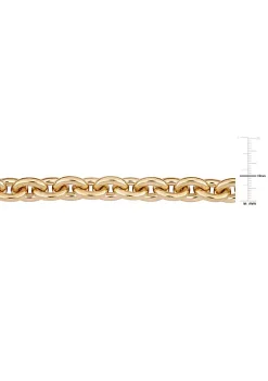 Best reviews of 🎁 Oval Link Bracelet in Yellow Plated Sterling Silver by Belk & Co. ❤️ -DealsBelk & Co. Store Belk 39656