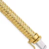 Hot Sale 👏 14K Two Tone Polished 7.5mm Diamond Cut Domed Bracelet by Belk & Co. 🌟