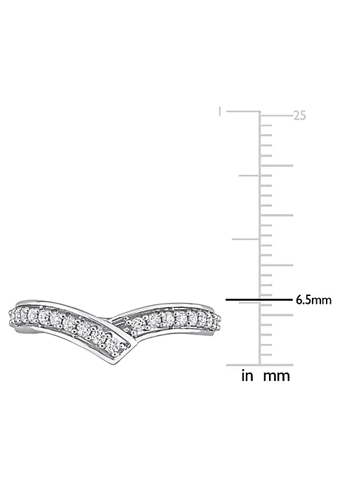 Buy ๐ 1/3 ct. t.w. Diamond Chevron Eternity Ring in 10K White Gold by Belk & Co. ๐ 3 Buy ๐ 1/3 ct. t.w. Diamond Chevron Eternity Ring in 10K White Gold by Belk & Co. ๐ - Image 3