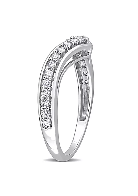 Buy ๐ 1/3 ct. t.w. Diamond Chevron Eternity Ring in 10K White Gold by Belk & Co. ๐ 4 Buy ๐ 1/3 ct. t.w. Diamond Chevron Eternity Ring in 10K White Gold by Belk & Co. ๐ - Image 4