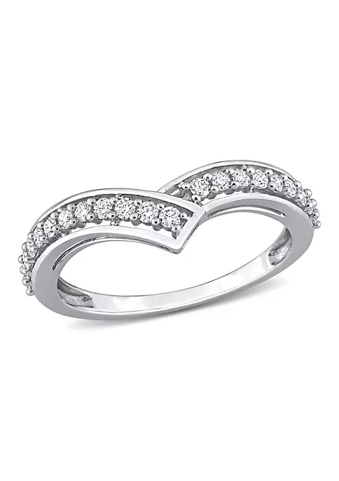 Buy ๐ 1/3 ct. t.w. Diamond Chevron Eternity Ring in 10K White Gold by Belk & Co. ๐ 5 Buy ๐ 1/3 ct. t.w. Diamond Chevron Eternity Ring in 10K White Gold by Belk & Co. ๐ - Image 5