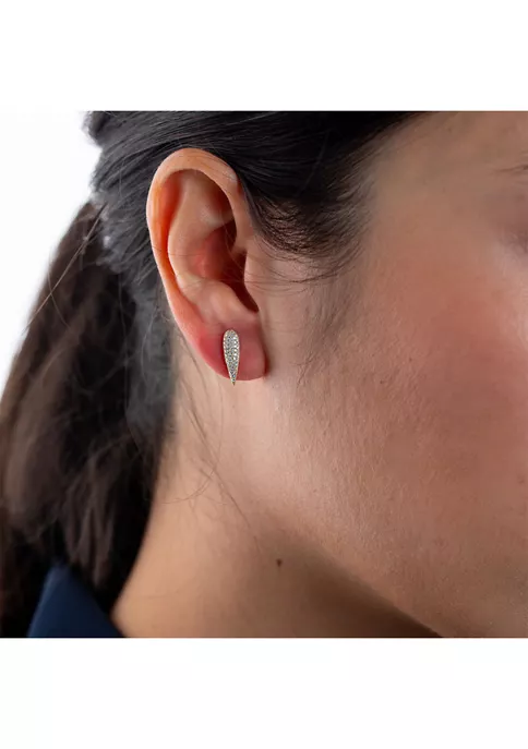 Discount 😍 3/8 ct. t.w. Diamond Teardrop Stud Earrings in 14K Yellow Gold by Belk & Co. ❤️ 3 Discount 😍 3/8 ct. t.w. Diamond Teardrop Stud Earrings in 14K Yellow Gold by Belk & Co. ❤️ - Image 3