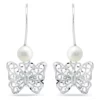 Promo 🔥 5 Millimeter Freshwater Pearl Butterfly Drop Earrings in Sterling Silver by Belk & Co. 🥰