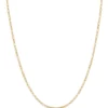 Cheap 🎉 Hollow Paperclip Necklace in 10K Yellow Gold by Belk & Co. ✨
