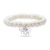 Outlet 😀 Fresh Water Pearl Mom Charm Bracelet in Sterling Silver by Belk & Co. 🌟