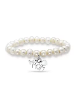Outlet 😀 Fresh Water Pearl Mom Charm Bracelet in Sterling Silver by Belk & Co. 🌟 7 Outlet 😀 Fresh Water Pearl Mom Charm Bracelet in Sterling Silver by Belk & Co. 🌟 -DealsBelk & Co. Store Belk 4035