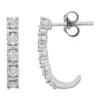Best Sale 🌟 1/10 ct. t.w. Diamond Hoop Earrings in Sterling Silver by Belk & Co. 👍