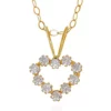 Best reviews of 🧨 Cubic Zerconia Baby Heart Pendant in 14k Yellow Gold by Belk & Co. 🛒