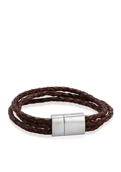 Best reviews of 👏 Men's Braided Leather Bracelet by Belk & Co. 🤩 -DealsBelk & Co. Store Belk 4131