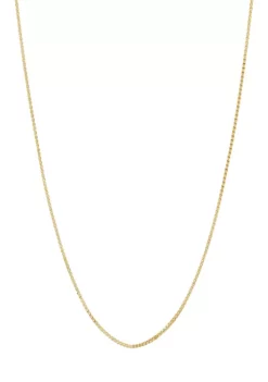 Best Sale ✨ 14K Gold Solid Box Chain Necklace by Belk & Co. ❤️ -DealsBelk & Co. Store Belk 415
