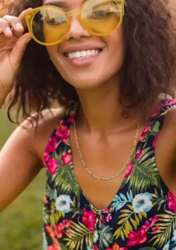 New 🎁 18k Yellow Gold Plated Sterling Silver 3.8mm Figaro Chain Necklace by Belk & Co. ✔️ -DealsBelk & Co. Store Belk 4154