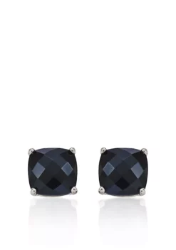 Buy 🌟 14k White Gold 6mm Onyx Stud Earrings by Belk & Co. ✔️ -DealsBelk & Co. Store Belk 4165