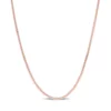 Discount 🧨 18k Rose Gold Plated Sterling Silver 1.2mm Snake Chain Necklace by Belk & Co. ✨