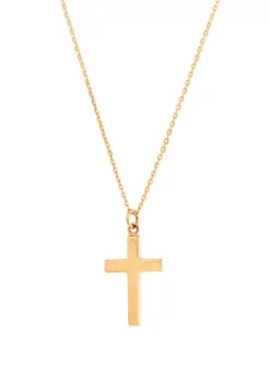 Brand new ✨ Cross Necklace in 10K Yellow Gold by Belk & Co. 👍