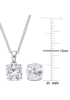 Cheapest ๐งจ Lab Created 4 7/8 CT TGW Created White Sapphire Solitaire Stud Earring and Pendant with chain Set in Sterling Silver by Belk & Co. ๐ 7 Cheapest ๐งจ Lab Created 4 7/8 CT TGW Created White Sapphire Solitaire Stud Earring and Pendant with chain Set in Sterling Silver by Belk & Co. ๐ -DealsBelk & Co. Store Belk 4341