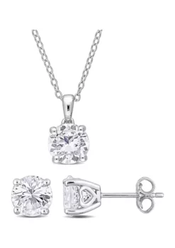 Cheapest ๐งจ Lab Created 4 7/8 CT TGW Created White Sapphire Solitaire Stud Earring and Pendant with chain Set in Sterling Silver by Belk & Co. ๐ 11 Cheapest ๐งจ Lab Created 4 7/8 CT TGW Created White Sapphire Solitaire Stud Earring and Pendant with chain Set in Sterling Silver by Belk & Co. ๐ -DealsBelk & Co. Store Belk 4345