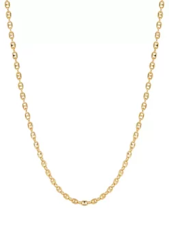 Brand new ๐ฅ Tranciato 3.3 Millimeter Mariner Chain Necklace in Gold Over Sterling Silver by Belk & Co. ๐