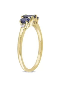 Buy ๐ 1 ct. t.g.w. Blue Sapphire and 1/10 ct. t.w. Diamond 3-Stone Ring in 10K Yellow Gold by Belk & Co. โญ 8 Buy ๐ 1 ct. t.g.w. Blue Sapphire and 1/10 ct. t.w. Diamond 3-Stone Ring in 10K Yellow Gold by Belk & Co. โญ -DealsBelk & Co. Store Belk 4358