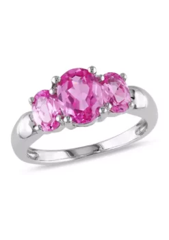Cheapest ๐ Lab Created 3 1/6 CT TGW Oval Cut Created Pink Sapphire 3-Stone Ring in Sterling Silver by Belk & Co. ๐ฏ 11 Cheapest ๐ Lab Created 3 1/6 CT TGW Oval Cut Created Pink Sapphire 3-Stone Ring in Sterling Silver by Belk & Co. ๐ฏ -DealsBelk & Co. Store Belk 4395
