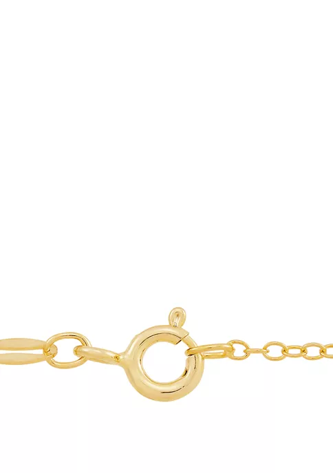 New 🎉 7/8 ct. t.w. Created Opal and 1/4 ct. t.w. Diamond Pendant Necklace in 10K Yellow Gold by Belk & Co. ❤️ 2 New 🎉 7/8 ct. t.w. Created Opal and 1/4 ct. t.w. Diamond Pendant Necklace in 10K Yellow Gold by Belk & Co. ❤️ - Image 2