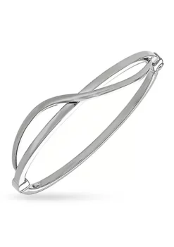 Cheapest ๐ Sterling Silver Crossover Bangle Bracelet by Belk & Co. โค๏ธ