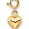 Best reviews of 😍 14K Yellow Gold Polished Heart with Spring Ring Clasp Charm by Belk & Co. 👍
