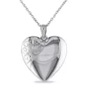 Best Pirce ❤️ Engraved Heart Locket Pendant with Chain in Sterling Silver by Belk & Co. 🎁