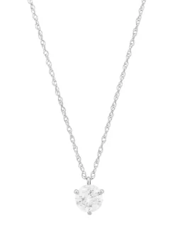 Cheapest 😍 1/2 ct. t.w. Diamond Necklace in 14K White Gold with 18" Rope Chain by Belk & Co. 🎉 -DealsBelk & Co. Store Belk 4521