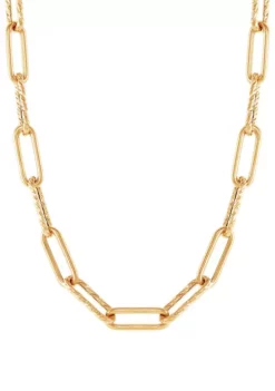 Best Pirce 😀 Paperclip Necklace in 10K Yellow Gold by Belk & Co. ❤️