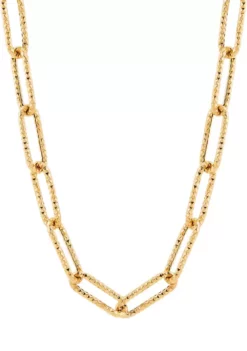 Budget ✨ Paperclip Chain in 10K Yellow Gold by Belk & Co. 👏 -DealsBelk & Co. Store Belk 4534