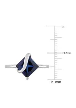 Cheapest ๐ Lab Created Princess Cut Created Blue Sapphire Ring in Sterling Silver by Belk & Co. ๐ 7 Cheapest ๐ Lab Created Princess Cut Created Blue Sapphire Ring in Sterling Silver by Belk & Co. ๐ -DealsBelk & Co. Store Belk 4536