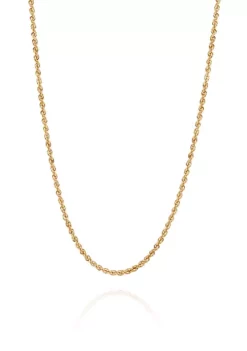 Hot Sale 👏 1.5 Millimeter Glitter Necklace in 14K Yellow Gold by Belk & Co. ❤️