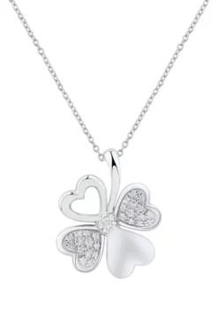 Best reviews of 👍 1/10 ct. t.w. Diamond Pendant Necklace with 18" Cable Chain in Sterling Silver by Belk & Co. 🥰