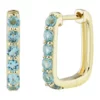 Top 10 😉 Swiss Blue Topaz Earrings in 10K Yellow Gold by Belk & Co. ⌛